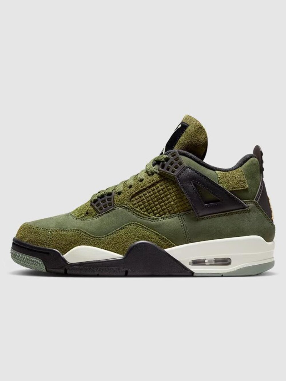 NIKE Men's Air Jordan 4 Retro SE Craft Olive Shoes Size 10